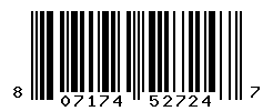 UPC barcode number 807174527247