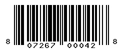 UPC barcode 807267000428