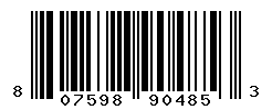 UPC barcode number 807598904853