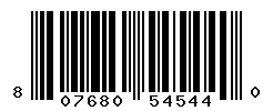 UPC barcode number 8076809545440