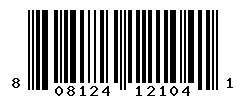 UPC barcode number 808124121041