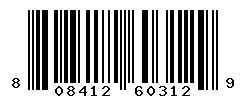 UPC barcode 808412603129