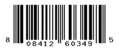 UPC barcode 808412603495