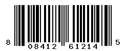 UPC barcode number 808412612145