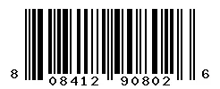 UPC barcode 808412908026