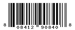 UPC barcode 808412908408