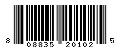 UPC barcode number 808835201025