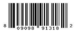 UPC barcode number 809098913182