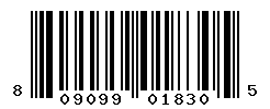 upc 809099018305 barcode image