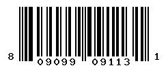UPC 809099091131 barcode image