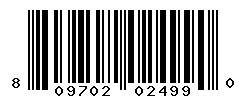 UPC barcode number 809702024990