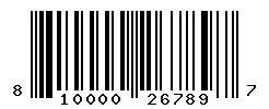 UPC barcode 810000267897