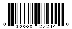 UPC barcode 810000272440