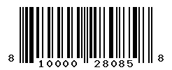 UPC barcode 810000280858
