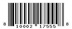 UPC barcode number 810002175558