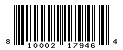 UPC barcode number 810002179464