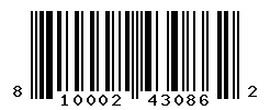 UPC barcode number 810002430862