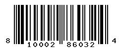 UPC barcode number 810002860324