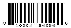 UPC barcode number 810002860966