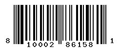 UPC barcode number 810002861581