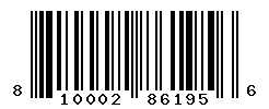 UPC barcode number 810002861956