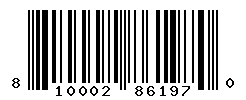 UPC barcode number 810002861970