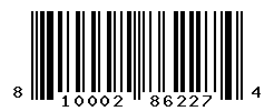 UPC barcode number 810002862274