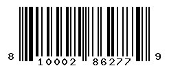 UPC barcode number 810002862779