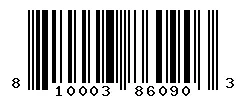 UPC barcode 810003860903