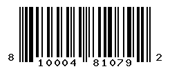 UPC barcode 810004810792