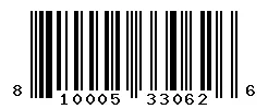 UPC barcode 810005330626