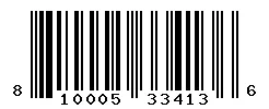 UPC barcode 810005334136