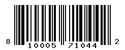 UPC barcode number 810005710442