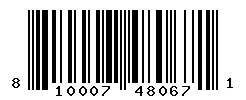 UPC barcode 810007480671