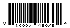 UPC barcode number 810007480794