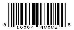 UPC 810007480855 barcode image