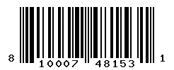 UPC barcode 810007481531