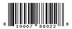 UPC barcode number 810007880228