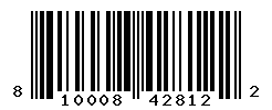 UPC barcode number 810008428122