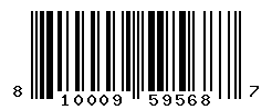 UPC barcode number 810009595687