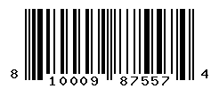 UPC barcode number 810009875574