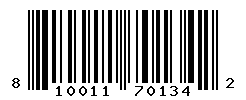 UPC barcode number 810011701342