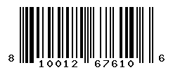 UPC barcode number 810012676106