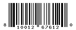 UPC barcode number 810012676120