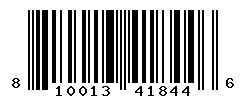 UPC barcode number 810013418446