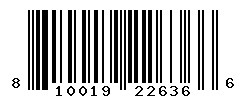 UPC barcode number 810019226366