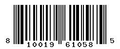 UPC barcode number 810019610585