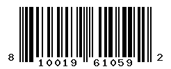 UPC barcode number 810019610592