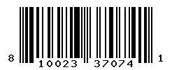 UPC barcode number 810023370741