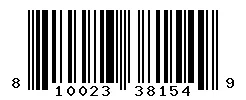 UPC barcode 810023381549